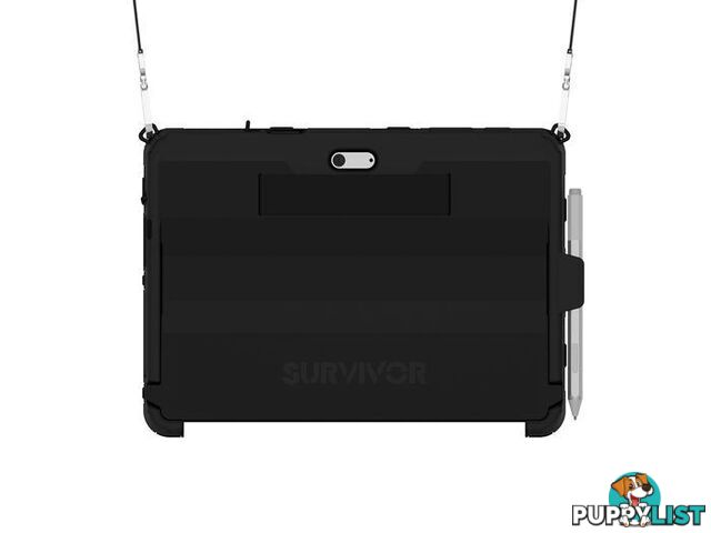 Griffin Survivor Slim for Surface Go w Shlder Strap - Black - Griffin - 191058077752