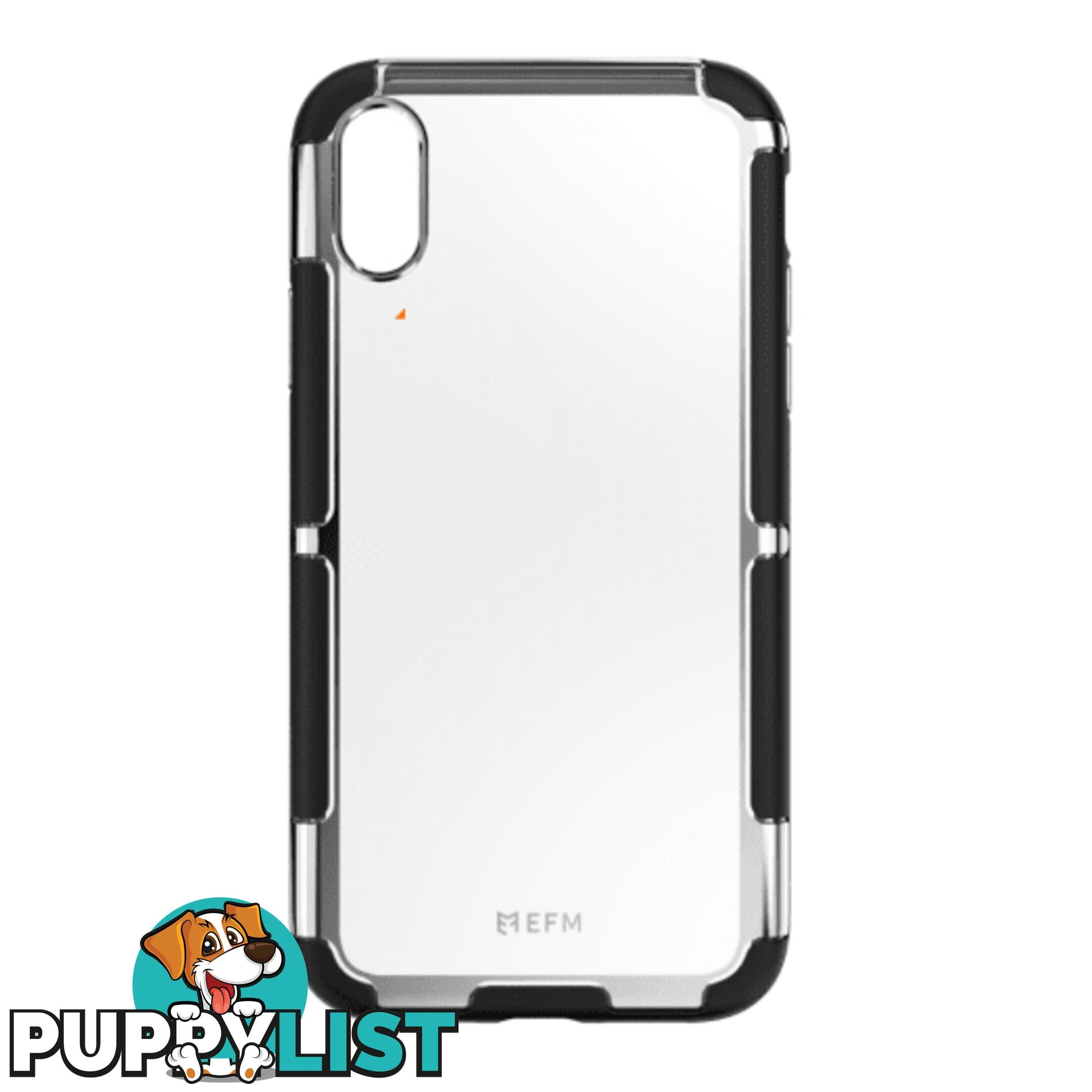 EFM Cayman D3O Case Armour For iPhone X/Xs - EFM - Silver Trim - 9319655065472