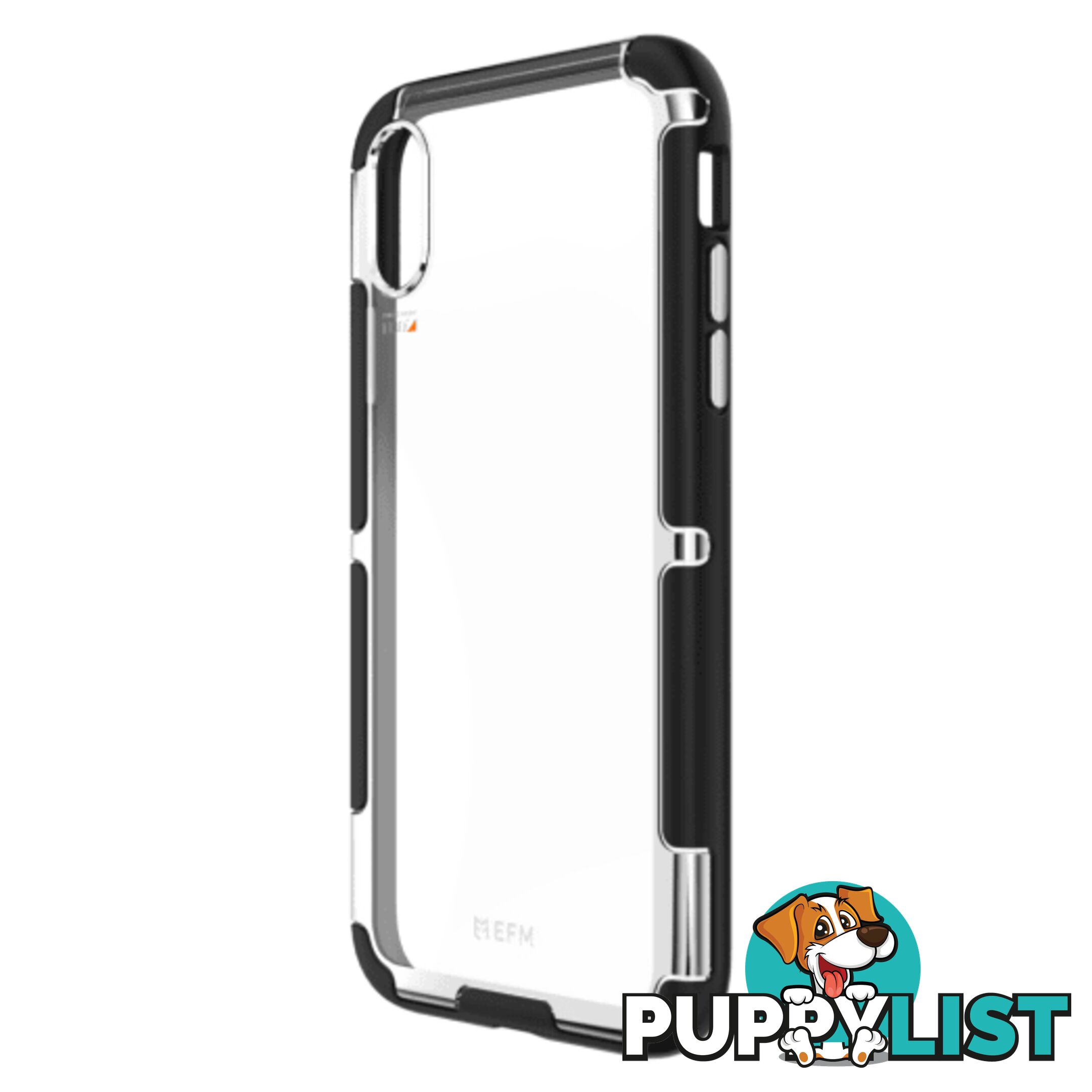 EFM Cayman D3O Case Armour For iPhone X/Xs - EFM - Silver Trim - 9319655065472