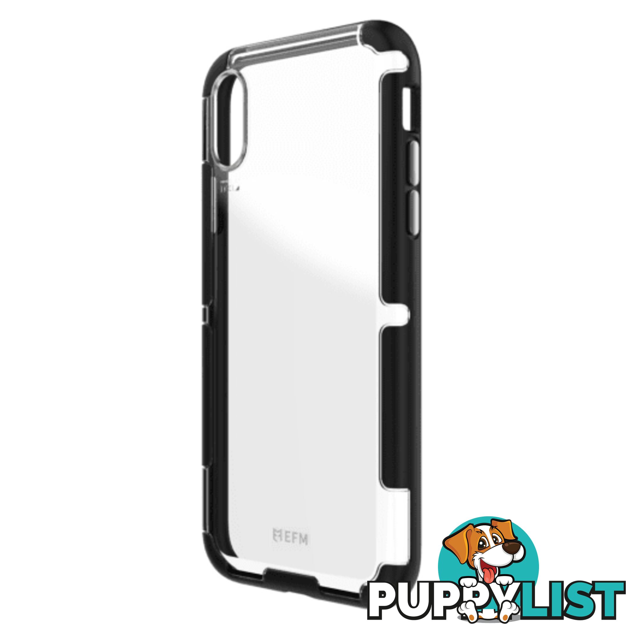 EFM Cayman D3O Case Armour For iPhone X/Xs - EFM - Silver Trim - 9319655065472