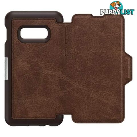 OtterBox Strada Folio Case For Samsung Galaxy S10e - OtterBox - Espresso - 660543494980