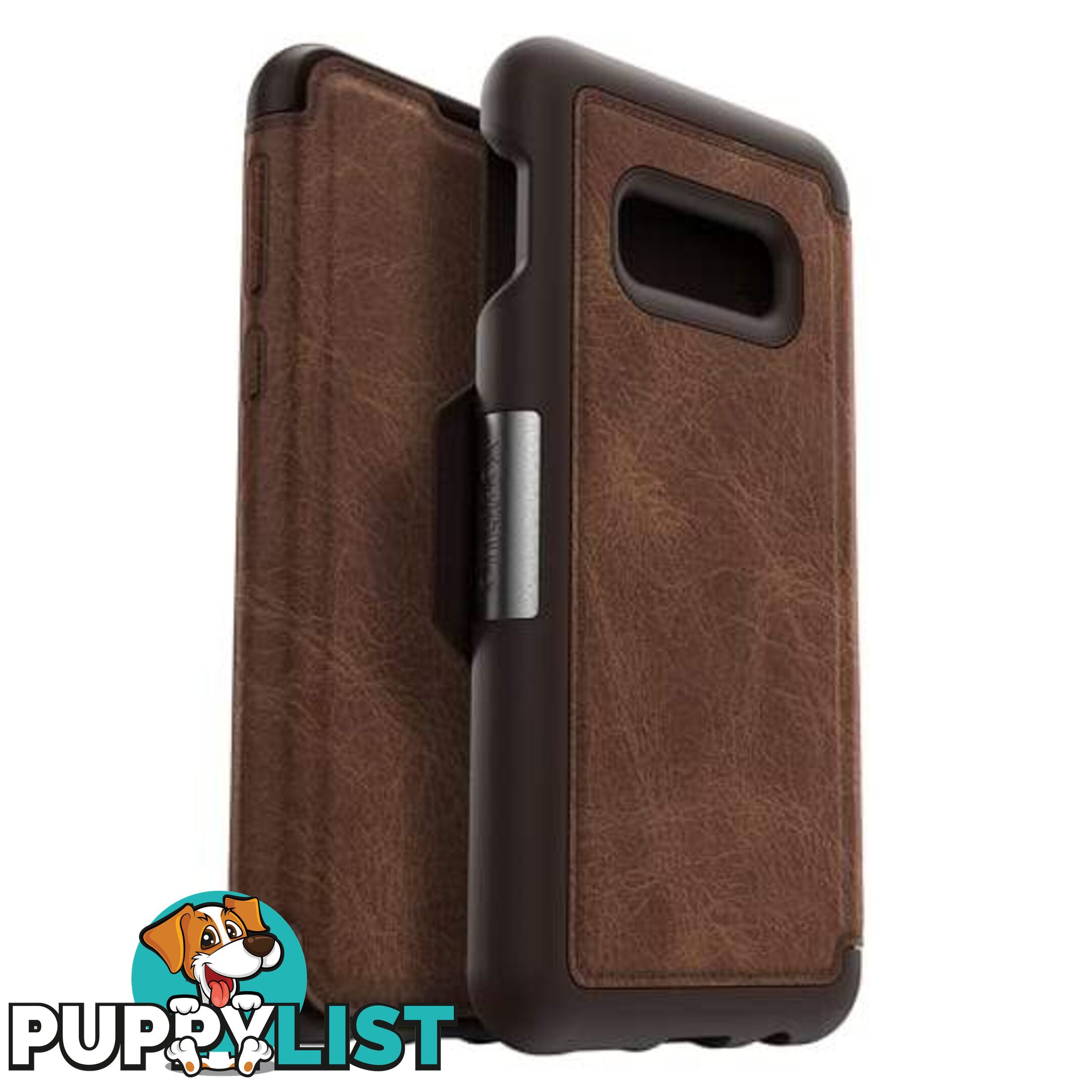 OtterBox Strada Folio Case For Samsung Galaxy S10e - OtterBox - Espresso - 660543494980