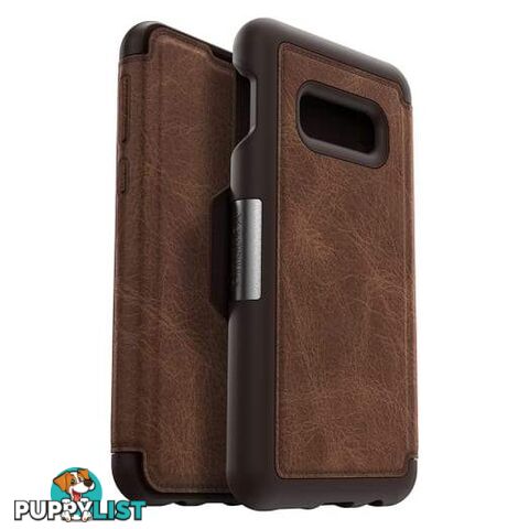 OtterBox Strada Folio Case For Samsung Galaxy S10e - OtterBox - Espresso - 660543494980