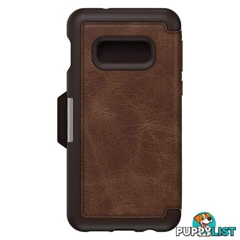 OtterBox Strada Folio Case For Samsung Galaxy S10e - OtterBox - Espresso - 660543494980