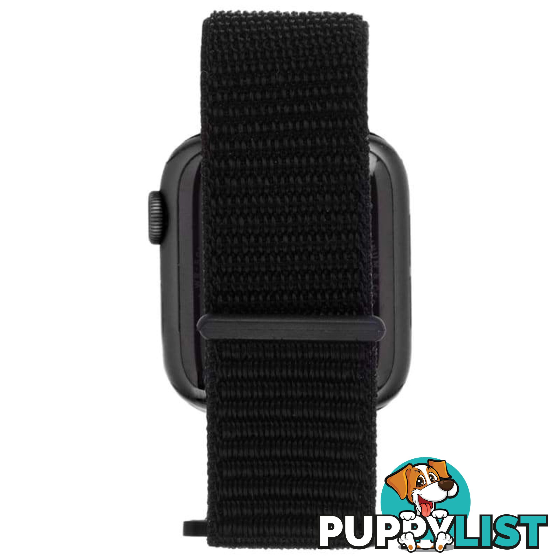 Case-Mate Nylon Watch Band For Apple Watch Series 1-5/38-40mm - Case-Mate - Metallic Black - 846127190466