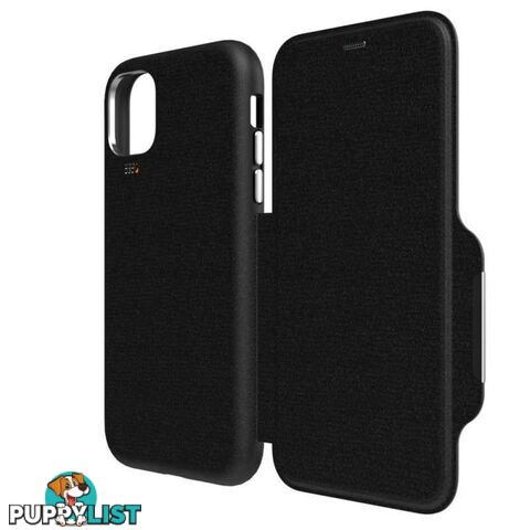 EFM Monaco D3O Leather Wallet Case Armour For iPhone 11 Pro Max - EFM - Black - 9319655070537