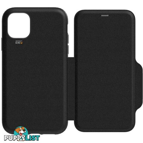 EFM Monaco D3O Leather Wallet Case Armour For iPhone 11 Pro Max - EFM - Black - 9319655070537