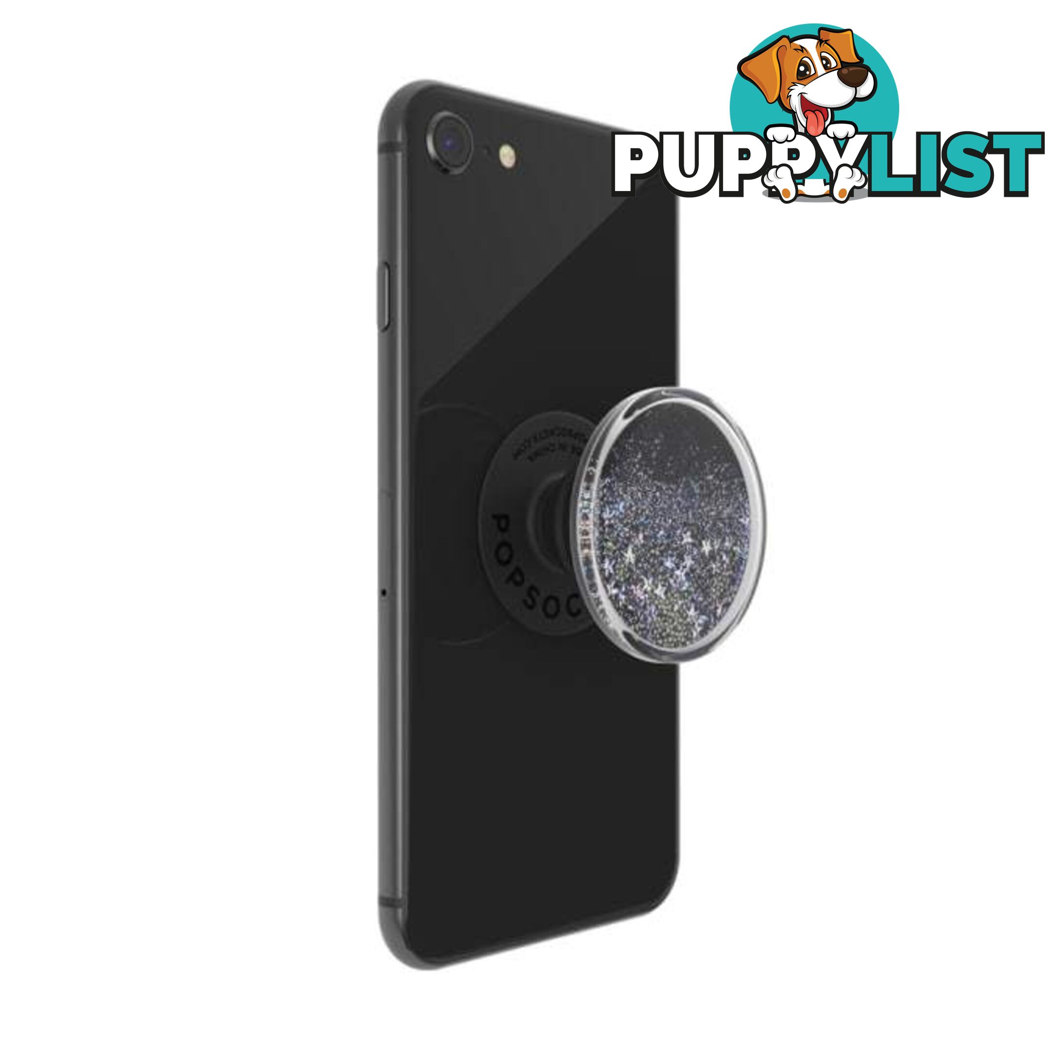 PopGrip Universal Grip (Gen2) Holder Luxe - Tidepool Starring Silver - PopSockets - Purple - 842978158525