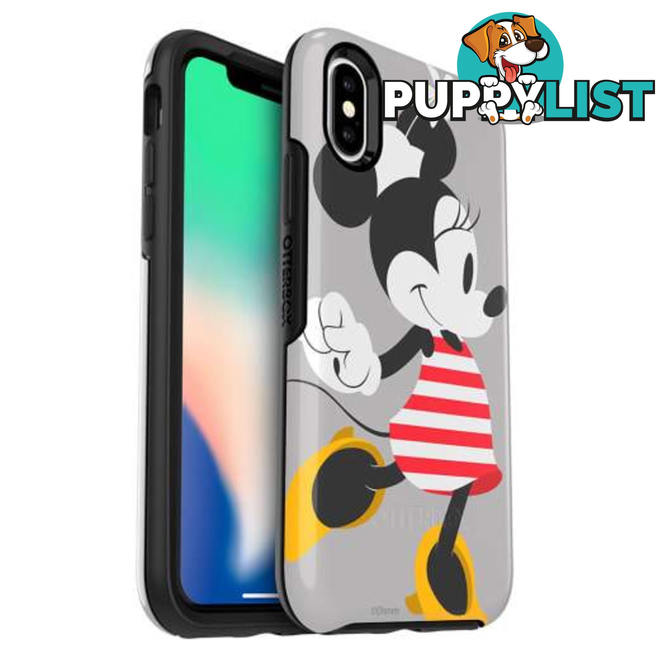 OtterBox Symmetry Disney Classic Case for iPhone X/Xs - Minnie Stripes - OtterBox - 660543450603