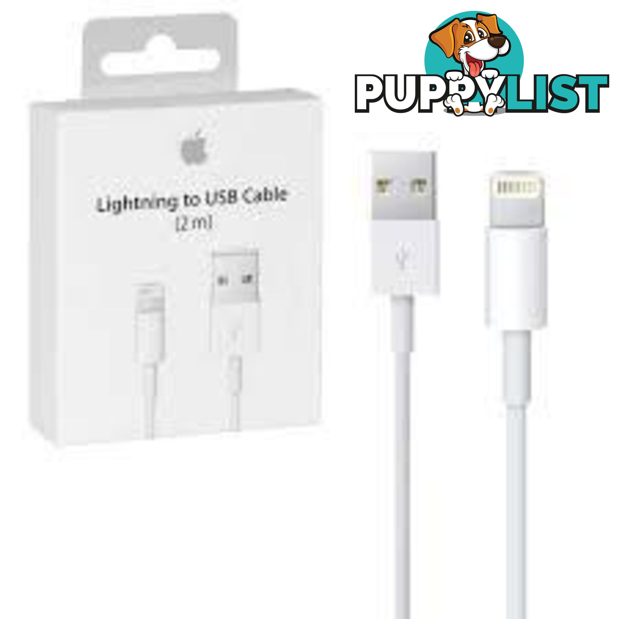 Apple Original Genuine Lightning to USB Cable for iPhone iPad - Apple - 888462322980