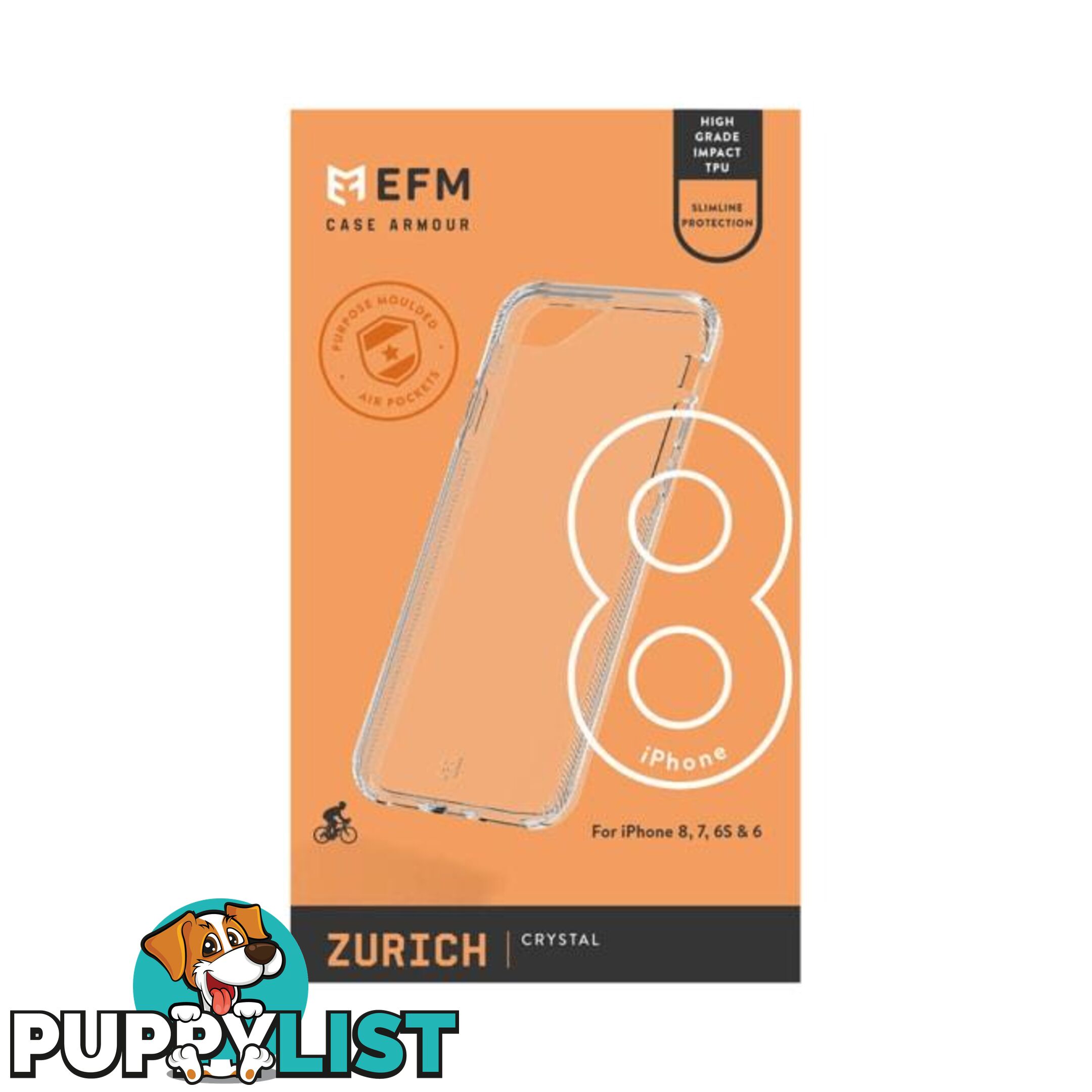 EFM Zurich Case Armour For iPhone 6/6s/7/8/SE - EFM - Crystal - 9319655060095