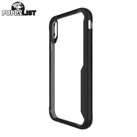 Cleanskin ProTech PC/TPU Case For iPhone X/Xs - Cleanskin - Clear / Black - 9319655065175