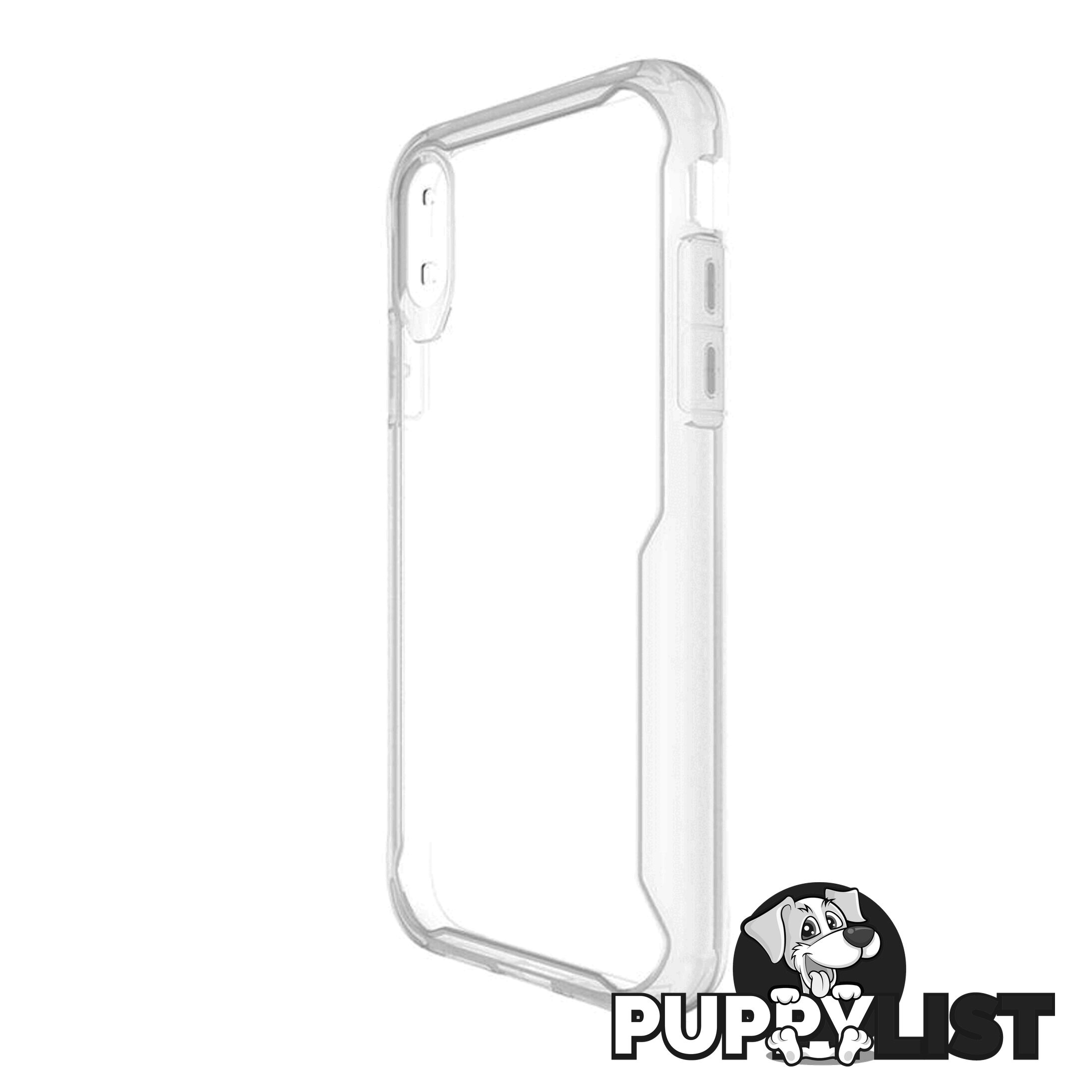 Cleanskin ProTech PC/TPU Case For iPhone X/Xs - Cleanskin - Clear / Black - 9319655065175