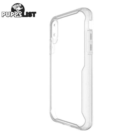 Cleanskin ProTech PC/TPU Case For iPhone X/Xs - Cleanskin - Clear / Black - 9319655065175