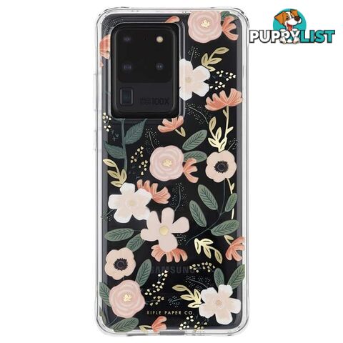 Case-Mate Rifle Paper Case For Samsung Galaxy S20 Ultra - Case-Mate - Garden Party/Blue - 846127192170