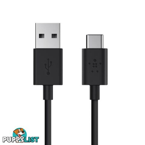 Belkin MIXIT 2.0 USB-A to USB-C Charge Cable (USB Type-C) 1.8m - Black - Belkin - 745883692330