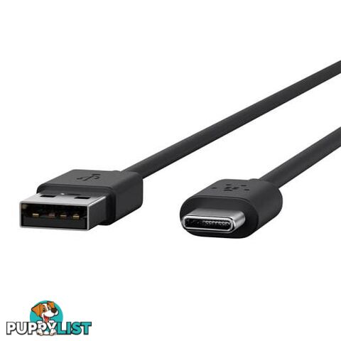 Belkin MIXIT 2.0 USB-A to USB-C Charge Cable (USB Type-C) 1.8m - Black - Belkin - 745883692330