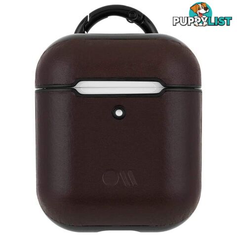 Case-Mate Leather Case For Air Pods - Case-Mate - Brown - 846127185363