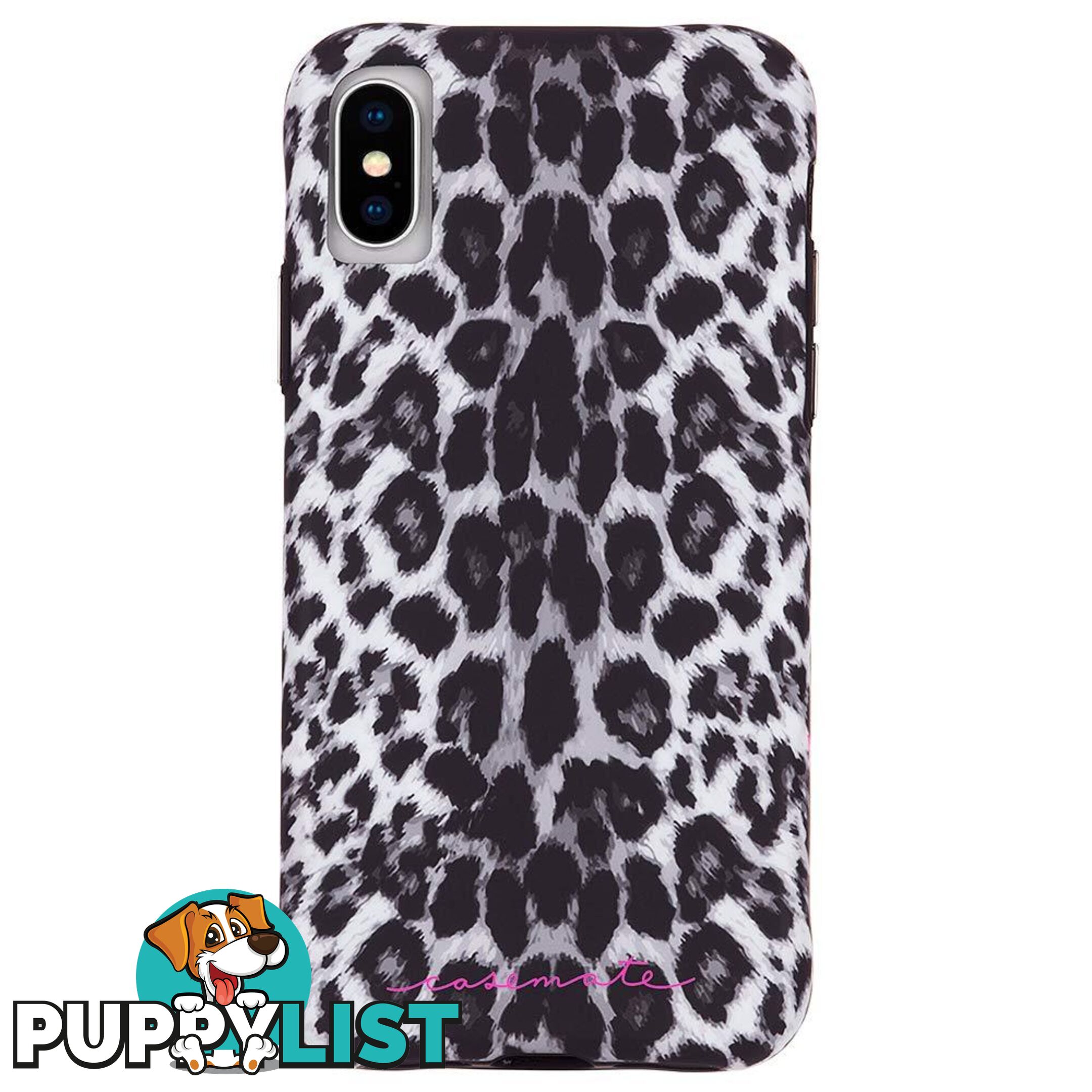 Case-Mate Wallpaper Street Case for iPhone XS Max - Case-Mate - Gray Leopard - 846127181761