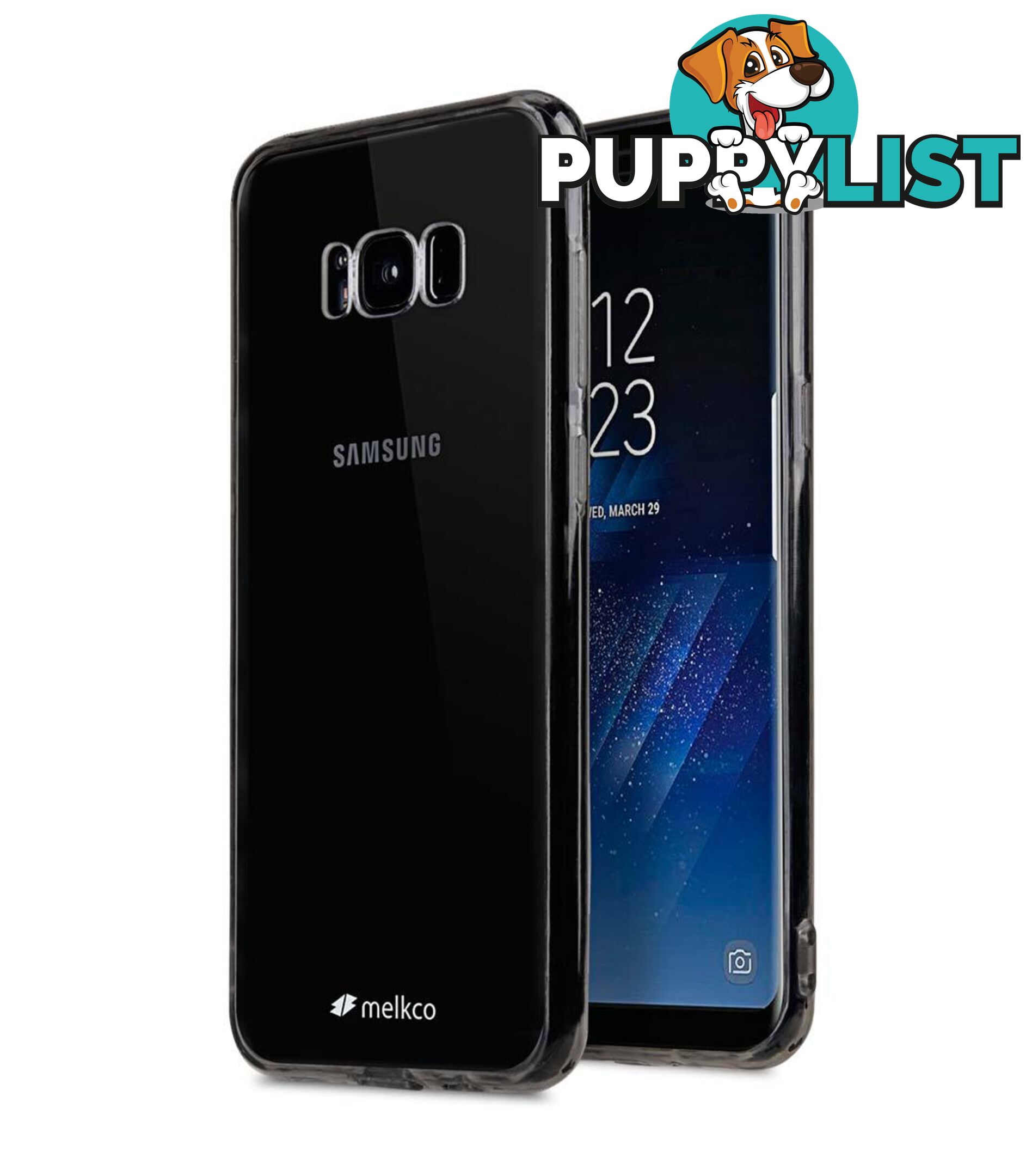 Soft Silicone Rubber Case - Clear for Samsung Galaxy S8 - OZ