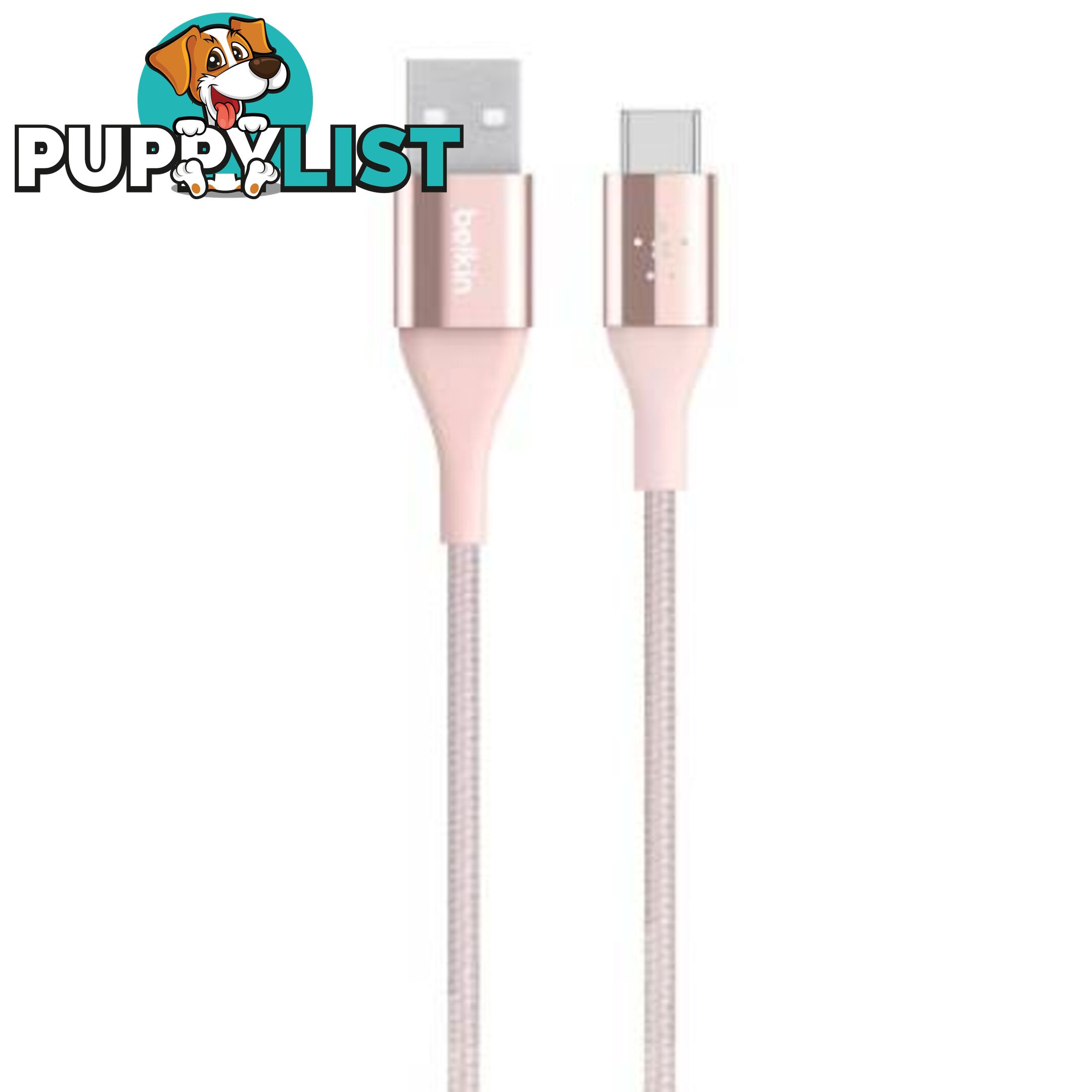 Belkin MIXIT DuraTek USB-C to USB-A Cable - Belkin - RoseGold - 745883747290