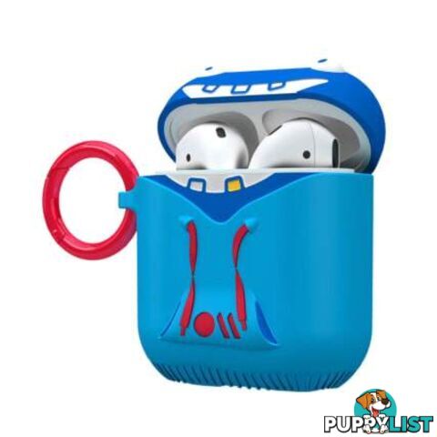 Case-Mate CreaturePod Case for Air Pods with Neck Strap - Tricky Trickster (Blue) - Case-Mate - 846127187015