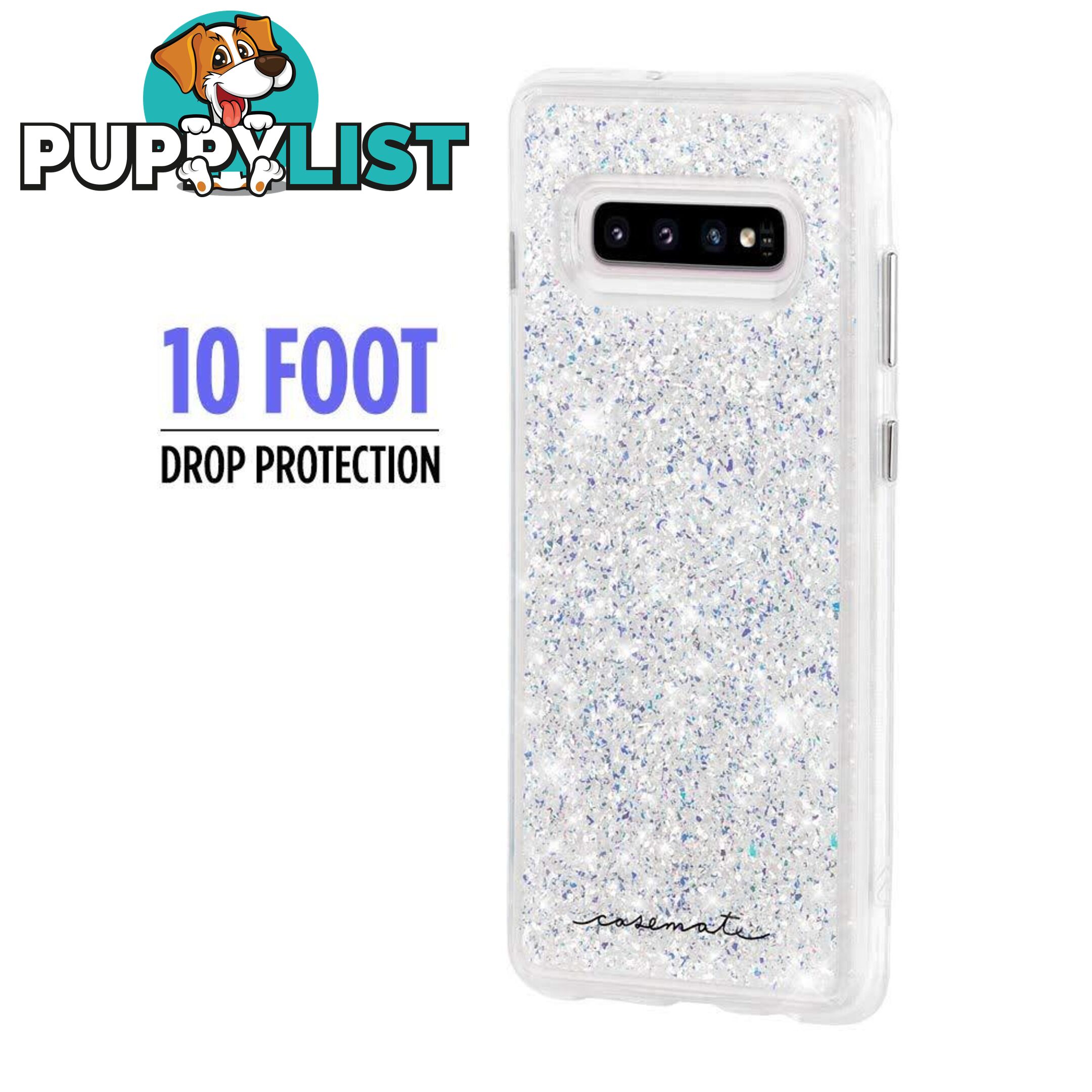 Case-Mate Twinkle Case For Samsung Galaxy S10 - Case-Mate - Stardust - 846127183260