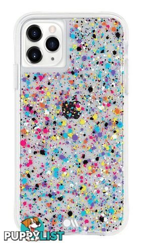 Case-Mate Tough Spray Paint Case For iPhone 11 Pro Max - Case-Mate - Rainbow Flecks - 846127186858