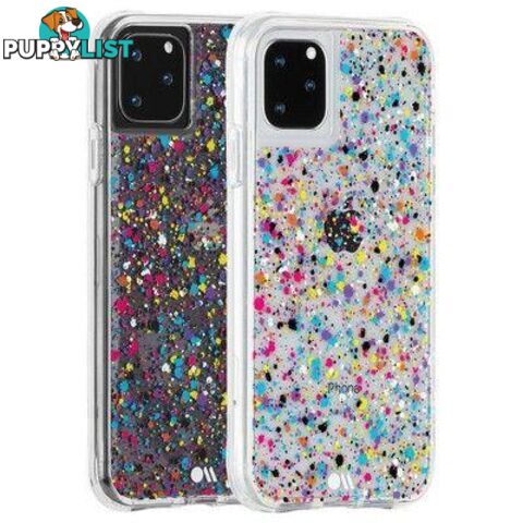 Case-Mate Tough Spray Paint Case For iPhone 11 Pro Max - Case-Mate - Rainbow Flecks - 846127186858