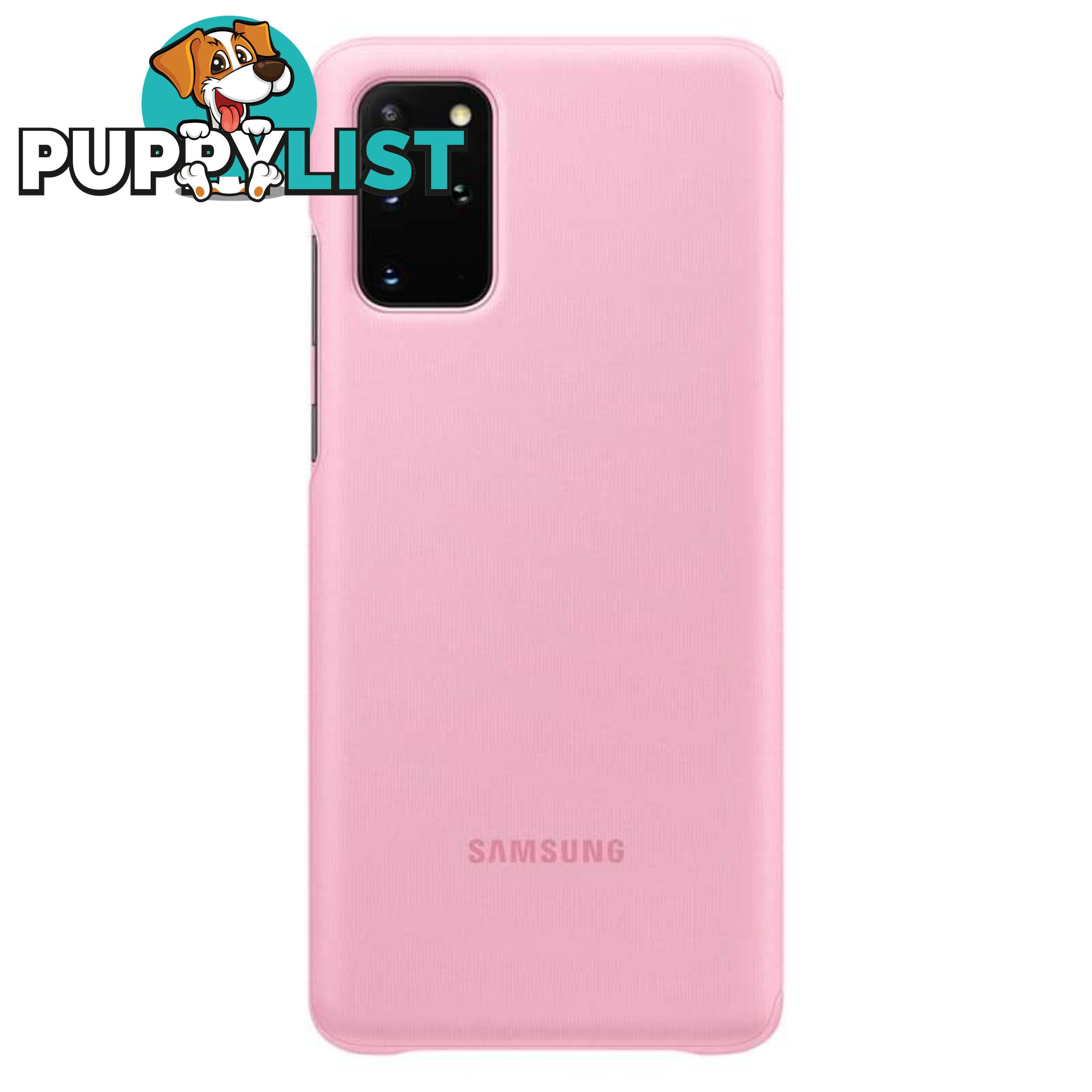 Samsung Clear View Cover For Samsung Galaxy S20+ - Samsung - pink - 8806090226038