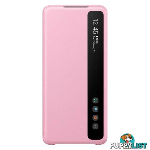 Samsung Clear View Cover For Samsung Galaxy S20+ - Samsung - pink - 8806090226038