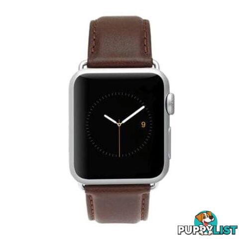 Case-Mate Signature Leather Apple Watch band For Apple Watch 42mm - Case-Mate - Black - 846127171090