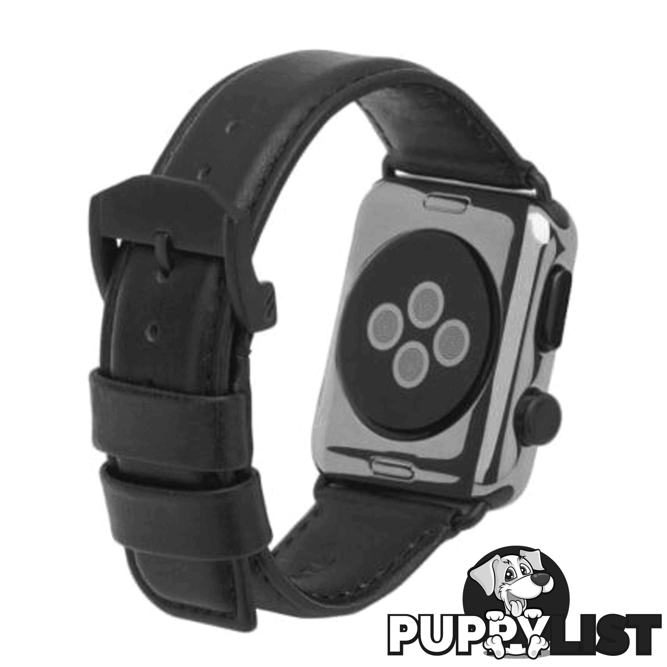 Case-Mate Signature Leather Apple Watch band For Apple Watch 42mm - Case-Mate - Black - 846127171090