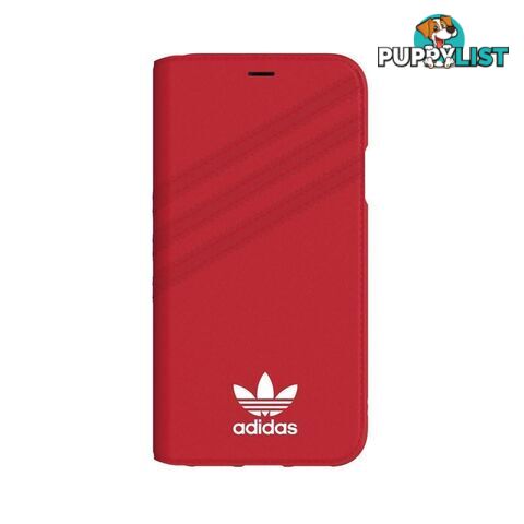 Adidas (Adidas) Clover Classic PU Leather Flip for iPhone X/Xs - Adidas - Black