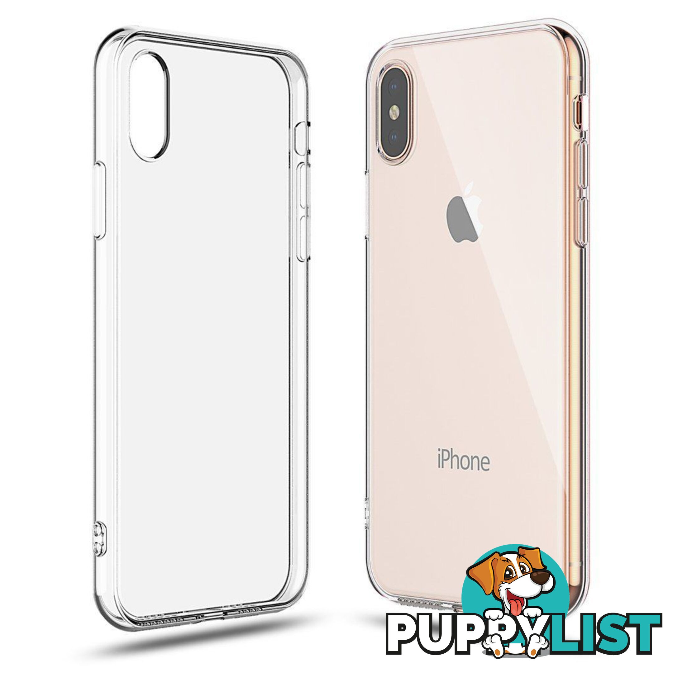 Soft Silicone Rubber Case - Clear for iPhone Xs Max - OZ