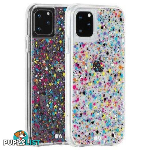 Case-Mate Tough Spray Paint Case For iPhone 11 Pro - Case-Mate - Rainbow Flecks - 846127186575