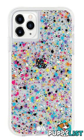 Case-Mate Tough Spray Paint Case For iPhone 11 Pro - Case-Mate - Rainbow Flecks - 846127186575