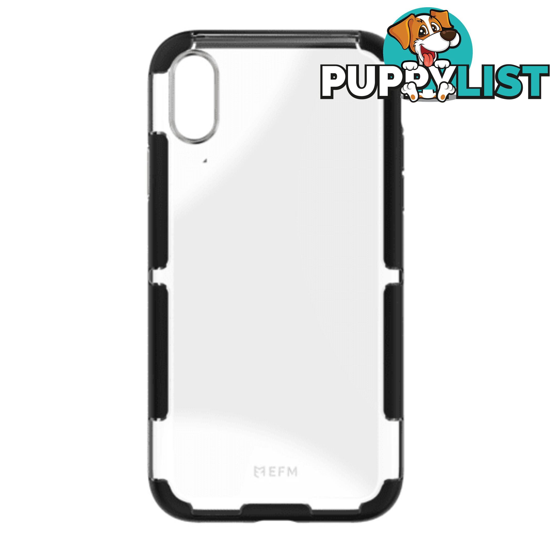 EFM Cayman D3O Case Armour For iPhone Xs Max - Black Space Grey - EFM - 9319655065342