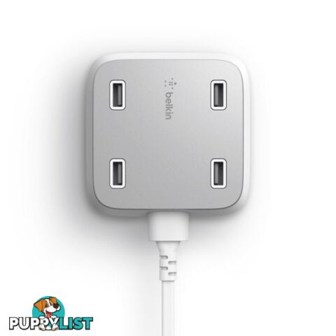 Belkin Family RockStar 4-Port USB Charger - White - Belkin - 745883698493