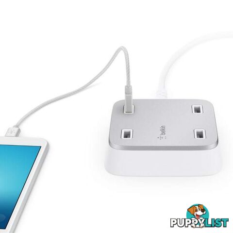 Belkin Family RockStar 4-Port USB Charger - White - Belkin - 745883698493