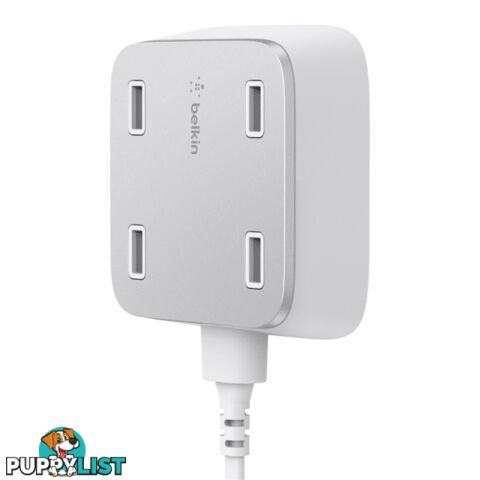 Belkin Family RockStar 4-Port USB Charger - White - Belkin - 745883698493