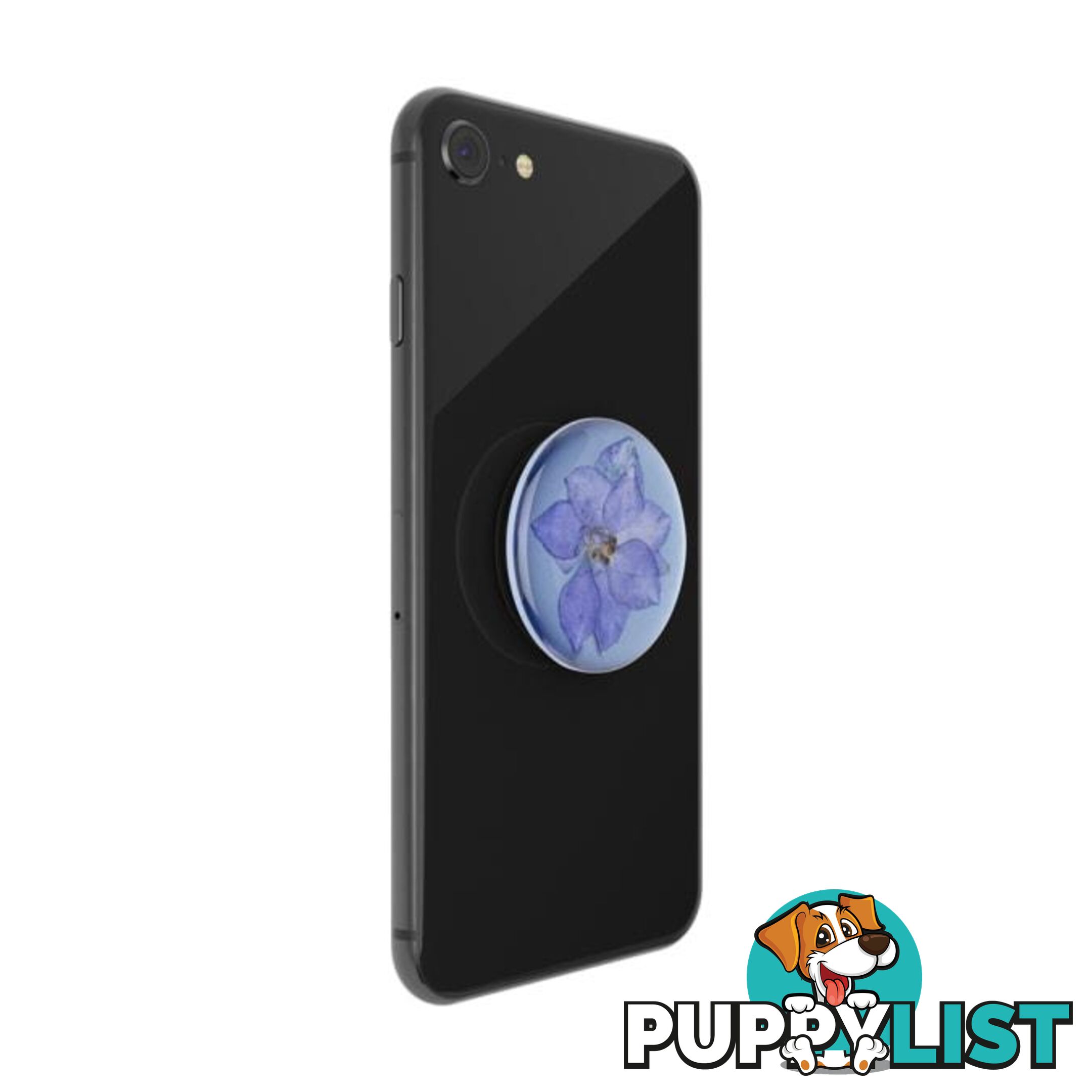 PopGrip Premium (Gen2) Pressed Flower Larkspur Purple - PopSockets - 842978144900