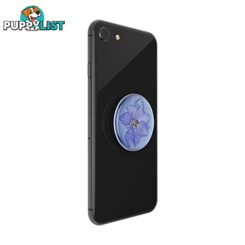 PopGrip Premium (Gen2) Pressed Flower Larkspur Purple - PopSockets - 842978144900