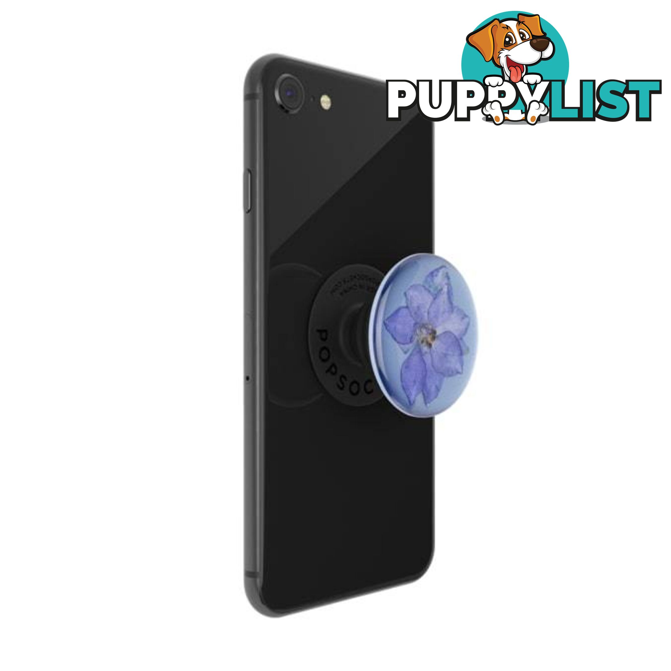 PopGrip Premium (Gen2) Pressed Flower Larkspur Purple - PopSockets - 842978144900