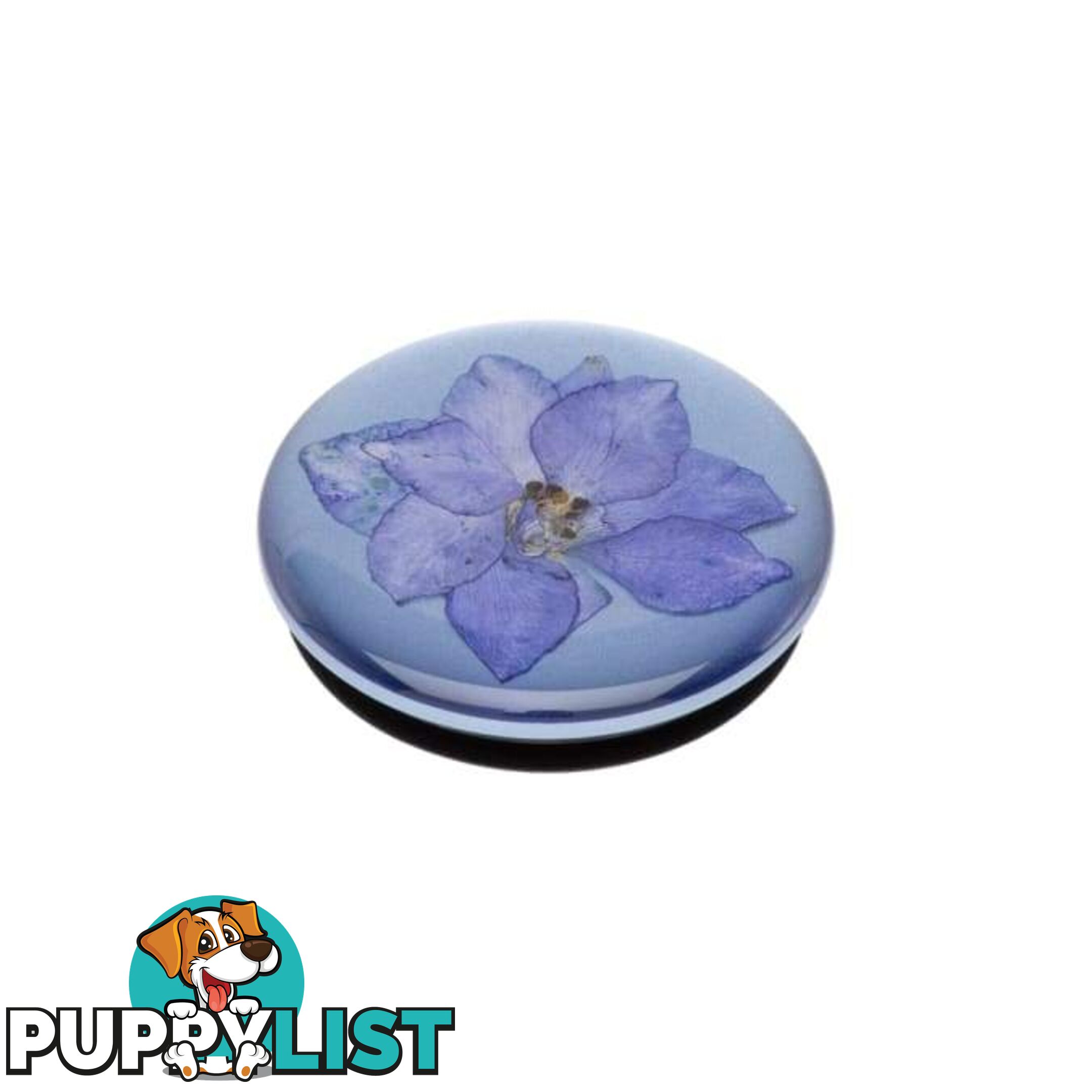 PopGrip Premium (Gen2) Pressed Flower Larkspur Purple - PopSockets - 842978144900