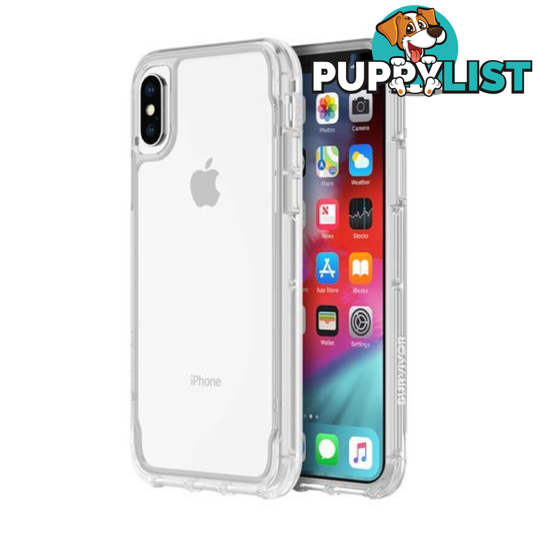 Griffin Survivor Clear for iPhone X / Xs â€“ Clear - Griffin - 191058080011