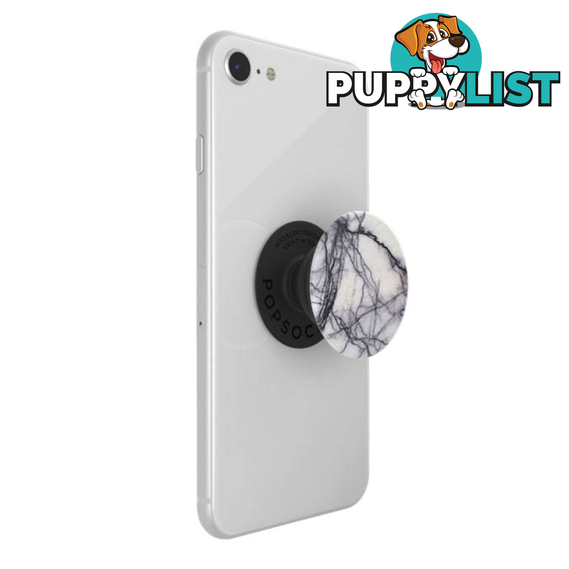 PopGrip (Gen 1) White Marble - PopSockets - 815373021374