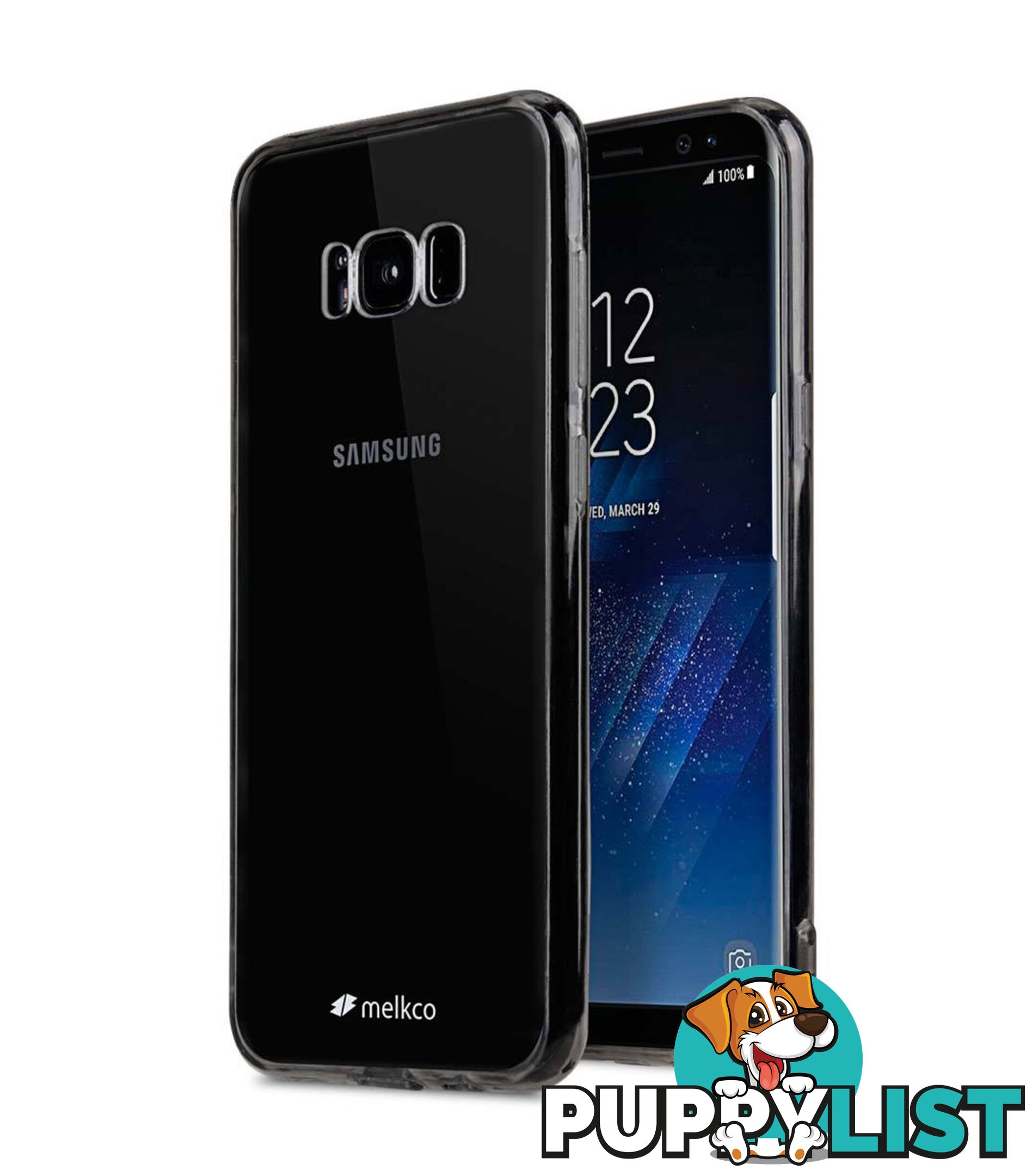 Soft Silicone Rubber Case - Clear for Samsung Galaxy S8+ - OZ
