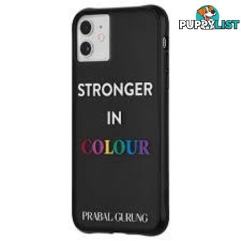 Case-Mate Prabal Gurung Case For iPhone XR|11 - Case-Mate - Black Floral - 846127189057