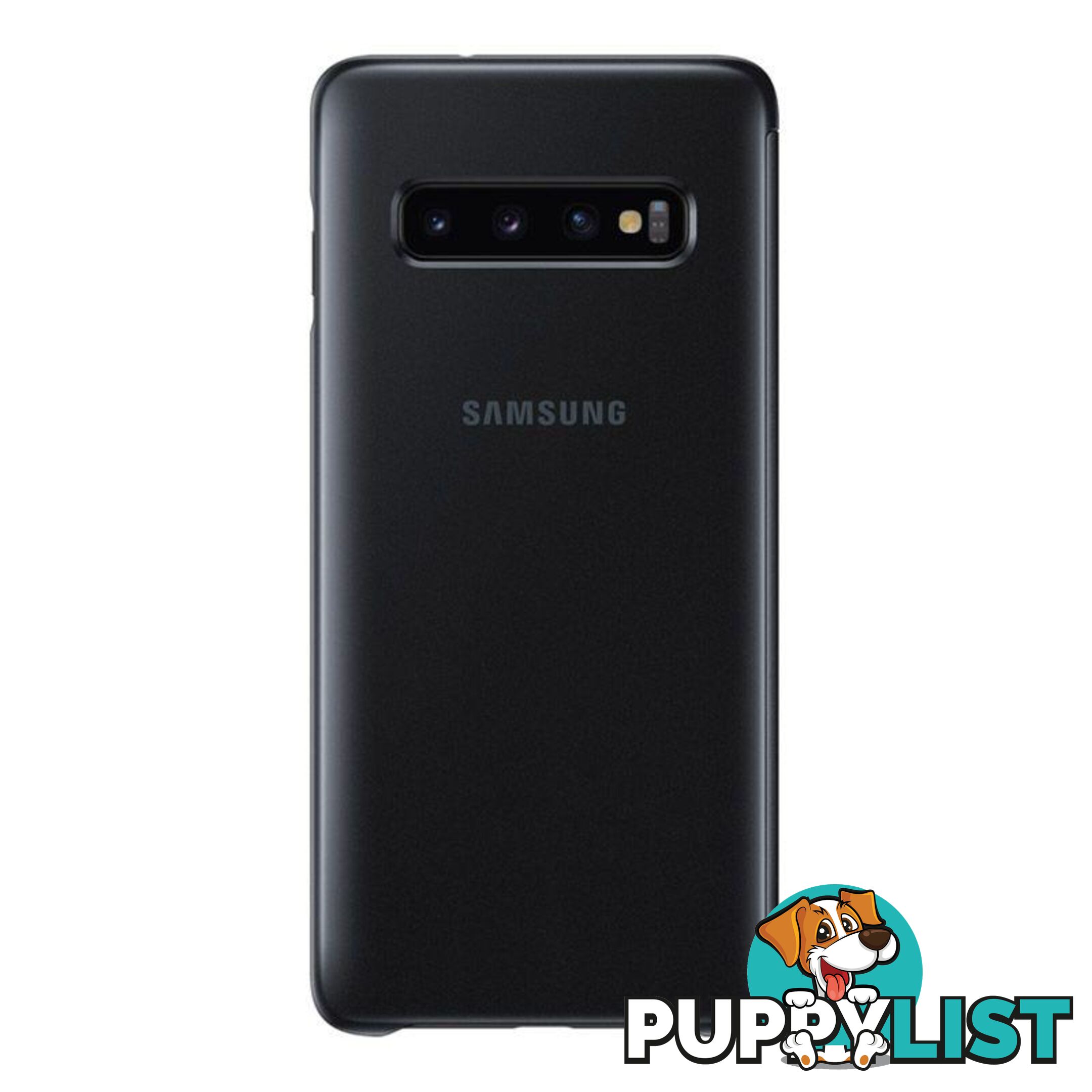 Samsung Clear View Cover For Samsung Galaxy S10+ - Samsung - Black - 8801643651305